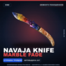 Navaja Knife | Marble Fade | Немного поношенное · Скин Counter-Strike 2