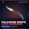 Falchion Knife | Case Hardened | Закалённое в боях · Скин Counter-Strike 2