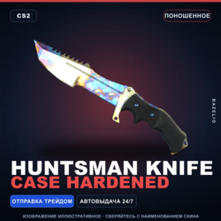 Huntsman Knife | Case Hardened | Поношенное · Скин Counter-Strike 2