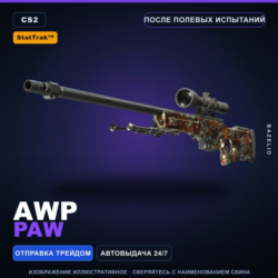 StatTrak™ AWP | PAW | После полевых испытаний · Скин Counter-Strike 2