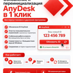 Программа для сброса ID и ограничений AnyDesk