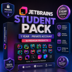 Студенческий пакет JetBrains — 1 год | Личный аккаунт | 18 премиум-продуктов