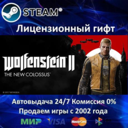 Wolfenstein II: The New Colossus  Steam Автодоставка  Украина регион  АКЦИЯ