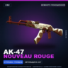 AK-47 | Nouveau Rouge | Немного поношенное · Скин Counter-Strike 2