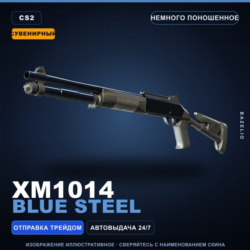 Сувенирный XM1014 | Blue Steel | Немного поношенное · Скин Counter-Strike 2