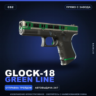 Glock-18 | Green Line | Прямо с завода · Скин Counter-Strike 2
