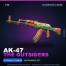 AK-47 | The Outsiders | Закалённое в боях · Скин Counter-Strike 2