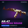 AK-47 | Nouveau Rouge | Поношенное · Скин Counter-Strike 2