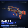 FAMAS | Survivor Z | Прямо с завода · Скин Counter-Strike 2