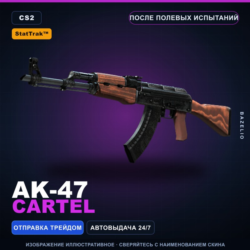 StatTrak™ AK-47 | Cartel | После полевых испытаний · Скин Counter-Strike 2