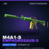 M4A1-S | Emphorosaur-S | Немного поношенное · Скин Counter-Strike 2