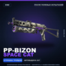PP-Bizon | Space Cat | После полевых испытаний · Скин Counter-Strike 2