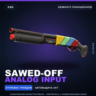 Sawed-Off | Analog Input | Немного поношенное · Скин Counter-Strike 2