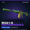 M4A1-S | Emphorosaur-S | Поношенное · Скин Counter-Strike 2