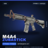 M4A4 | Zubastick | Прямо с завода · Скин Counter-Strike 2