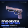 Five-SeveN | Dark Polymer | Прямо с завода · Скин Counter-Strike 2
