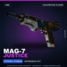 MAG-7 | Justice | Закалённое в боях · Скин Counter-Strike 2
