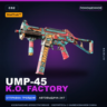 StatTrak™ UMP-45 | K.O. Factory | Поношенное · Скин Counter-Strike 2
