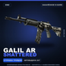 Galil AR | Shattered | Закалённое в боях · Скин Counter-Strike 2