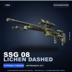 SSG 08 | Lichen Dashed | Поношенное · Скин Counter-Strike 2