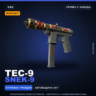 StatTrak™ Tec-9 | Snek-9 | Прямо с завода · Скин Counter-Strike 2