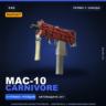 StatTrak™ MAC-10 | Carnivore | Прямо с завода · Скин Counter-Strike 2