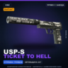 StatTrak™ USP-S | Ticket to Hell | Прямо с завода · Скин Counter-Strike 2