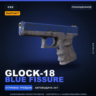 StatTrak™ Glock-18 | Blue Fissure | Поношенное · Скин Counter-Strike 2