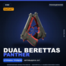 StatTrak™ Dual Berettas | Panther | Поношенное · Скин Counter-Strike 2
