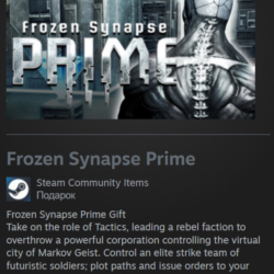 🎁 Россия   Мир | Frozen Synapse: Prime - Standard Edition | Гифт | Steam
