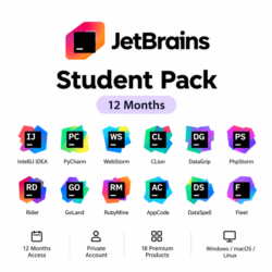 Студенческий пакет JetBrains – 1 год | Личный аккаунт |  17 премиум-продуктов