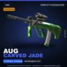 Сувенирный AUG | Carved Jade | Немного поношенное · Скин Counter-Strike 2