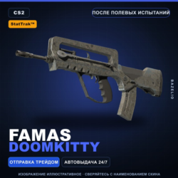 StatTrak™ FAMAS | Doomkitty | После полевых испытаний · Скин Counter-Strike 2