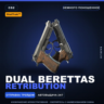 StatTrak™ Dual Berettas | Retribution | Немного поношенное · Скин Counter-Strike 2