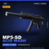 StatTrak™ MP5-SD | Acid Wash | Прямо с завода · Скин Counter-Strike 2