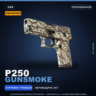 Сувенирный P250 | Gunsmoke | Поношенное · Скин Counter-Strike 2