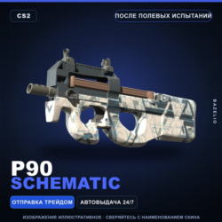 P90 | Schematic | После полевых испытаний · Скин Counter-Strike 2
