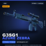 StatTrak™ G3SG1 | Azure Zebra | Прямо с завода · Скин Counter-Strike 2