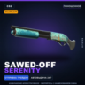 StatTrak™ Sawed-Off | Serenity | Поношенное · Скин Counter-Strike 2
