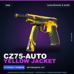 CZ75-Auto | Yellow Jacket | Закалённое в боях · Скин Counter-Strike 2