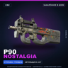 P90 | Nostalgia | Закалённое в боях · Скин Counter-Strike 2