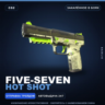 Five-SeveN | Hot Shot | Закалённое в боях · Скин Counter-Strike 2