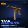 StatTrak™ Tec-9 | Cracked Opal | Прямо с завода · Скин Counter-Strike 2