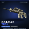 SCAR-20 | Torn | Прямо с завода · Скин Counter-Strike 2