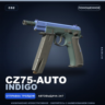 CZ75-Auto | Indigo | Поношенное · Скин Counter-Strike 2