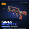 StatTrak™ FAMAS | Survivor Z | Прямо с завода · Скин Counter-Strike 2