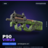 P90 | Virus | Поношенное · Скин Counter-Strike 2