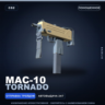 MAC-10 | Tornado | Поношенное · Скин Counter-Strike 2