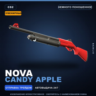 Сувенирный Nova | Candy Apple | Немного поношенное · Скин Counter-Strike 2