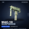 MAC-10 | Surfwood | Поношенное · Скин Counter-Strike 2